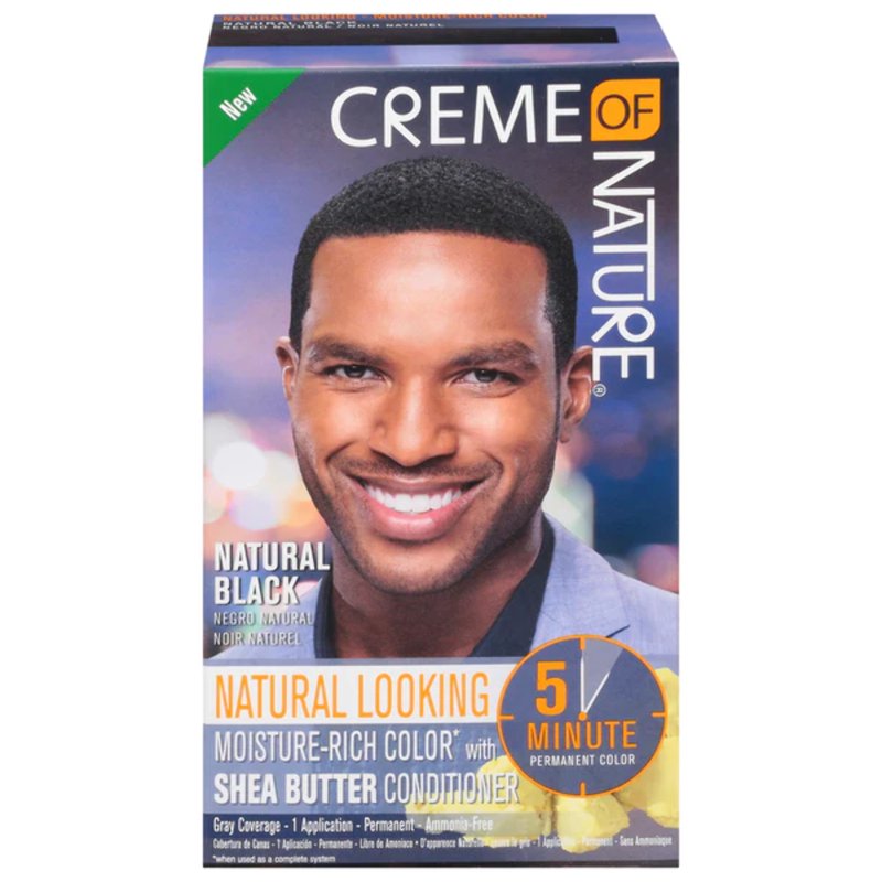 Moisture Rich Liquid Hair Color for Men - Natural Shades