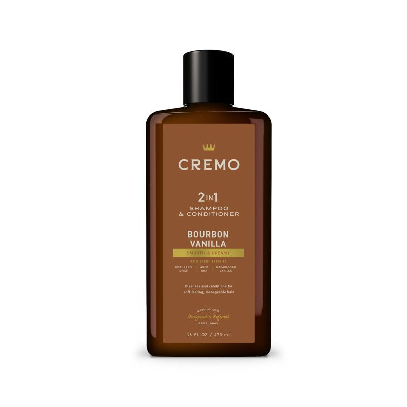 2-in-1 Men's Shampoo and Conditioner, Bourbon Vanilla Scent, 16 fl oz