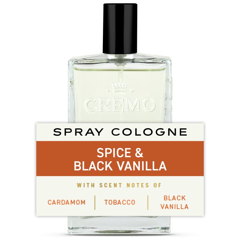Spice & Black Vanilla Men's Cologne Spray - 3.4 oz Long-Lasting Fragrance