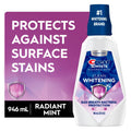 Whitening Mouthwash - Crest 3D White Clean, Alcohol-Free, Radiant Mint, 32 fl oz