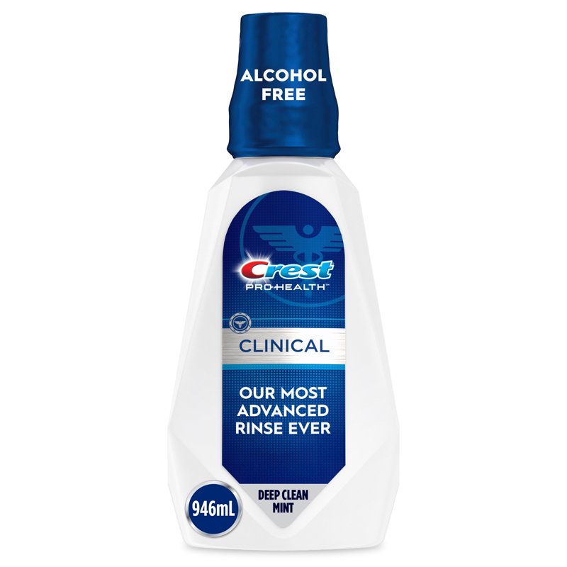 Pro-Health Clinical Mouthwash, Alcohol-Free Antigingivitis Rinse, 946 mL