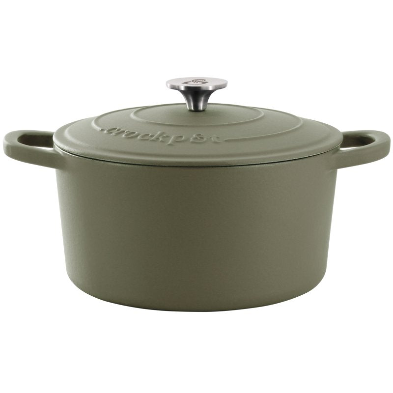 7 Quart Enameled Cast Iron Dutch Oven - Matte Green