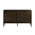 Asher Sideboard with Sliding Doors - Dark Brown