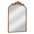 Filigree Gold Arched Wall Mirror 20x30 for Bathroom or Living Room - Variation of Wall Gold