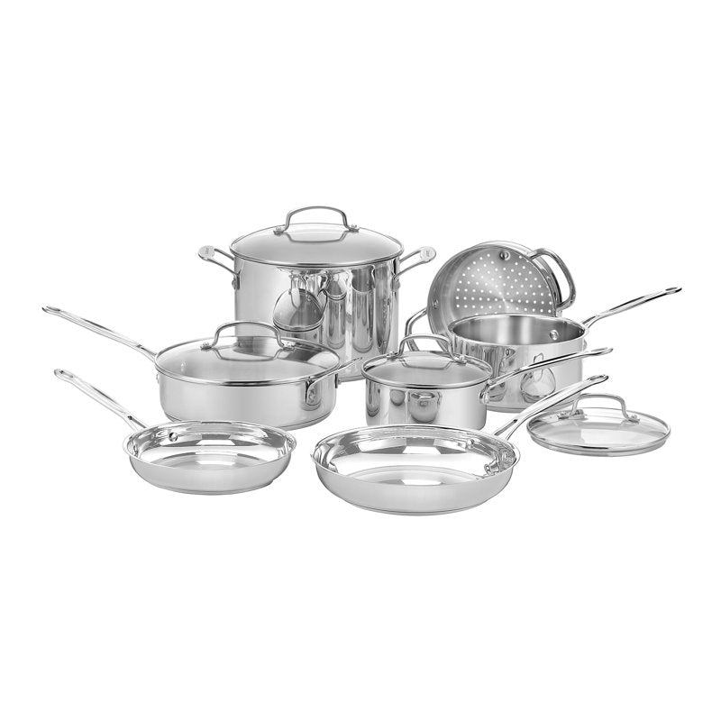 Stainless Steel Cookware Set - 11 Piece Essentials
