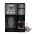 12-Cup Coffeemaker & Single-Serve Brewer - Black