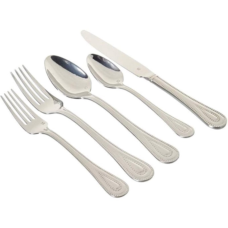 20-Piece Stainless Steel Flatware Set - Handcrafted Quality