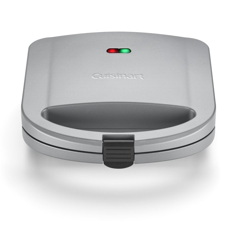 Dual-Slot Nonstick Sandwich Maker with Ceramic Plates