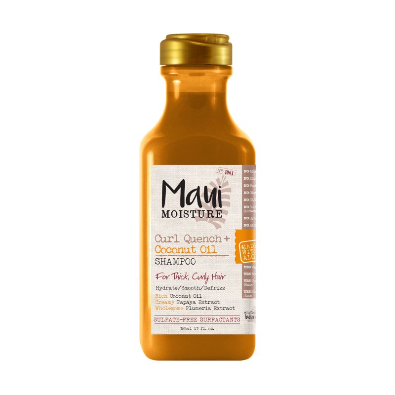 Anti-Frizz Coconut Oil Shampoo for Curly Hair - 13.5 oz
