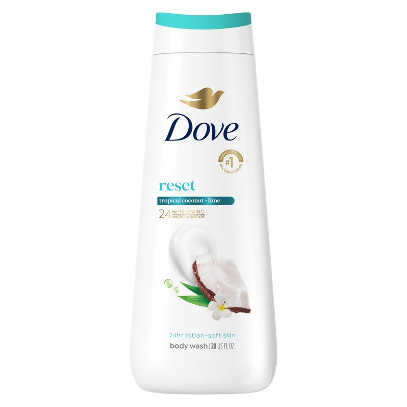 Tropical Coconut Body Wash for Hydrated & Soft Skin - 20 fl oz