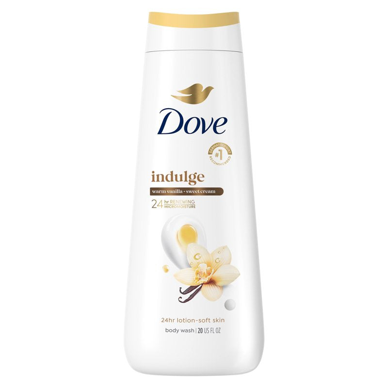 Dove Indulge Warm Vanilla & Sweet Cream Body Wash - 20 fl oz