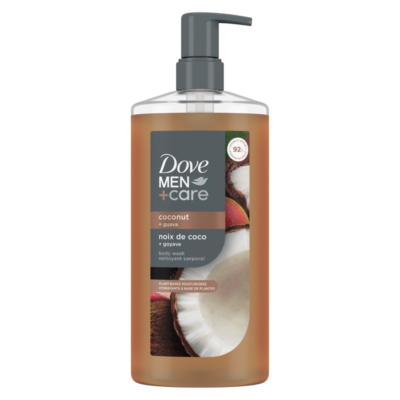 Moisturizing Body Wash for Men - Coconut & Guava 26 fl oz