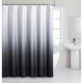 Black Ombre Fabric Shower Curtain - Water-Repellent, 70x72 Inches, Machine Washable - Variation of THIS listing