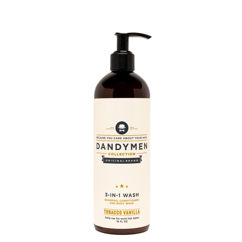 3-IN-1 Body Wash, Shampoo & Conditioner - Tobacco Vanilla, 16 fl oz