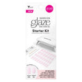 Semi-Cured Gel Nail Polish Strip Starter Kit with Mini LED Lamp