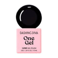 All-in-One Gel Nail Polish - Real Black, 10ml