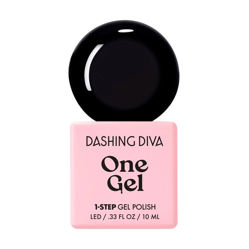 All-in-One Gel Nail Polish - Real Black, 10ml