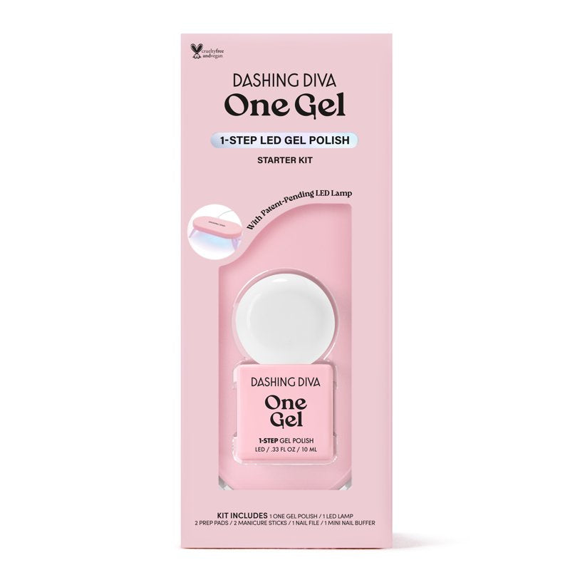 All-in-One Gel Nail Polish Starter Kit with LED Lamp