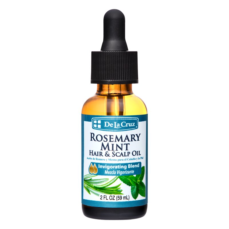 Rosemary Mint Hair and Scalp Oil - Nourishing Blend with Castor Oil