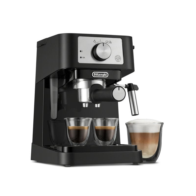 Stilosa 15-Bar Espresso Machine with Manual Milk Frother