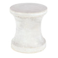 Outdoor Accent Table - 14"x16" Distressed Hourglass Design