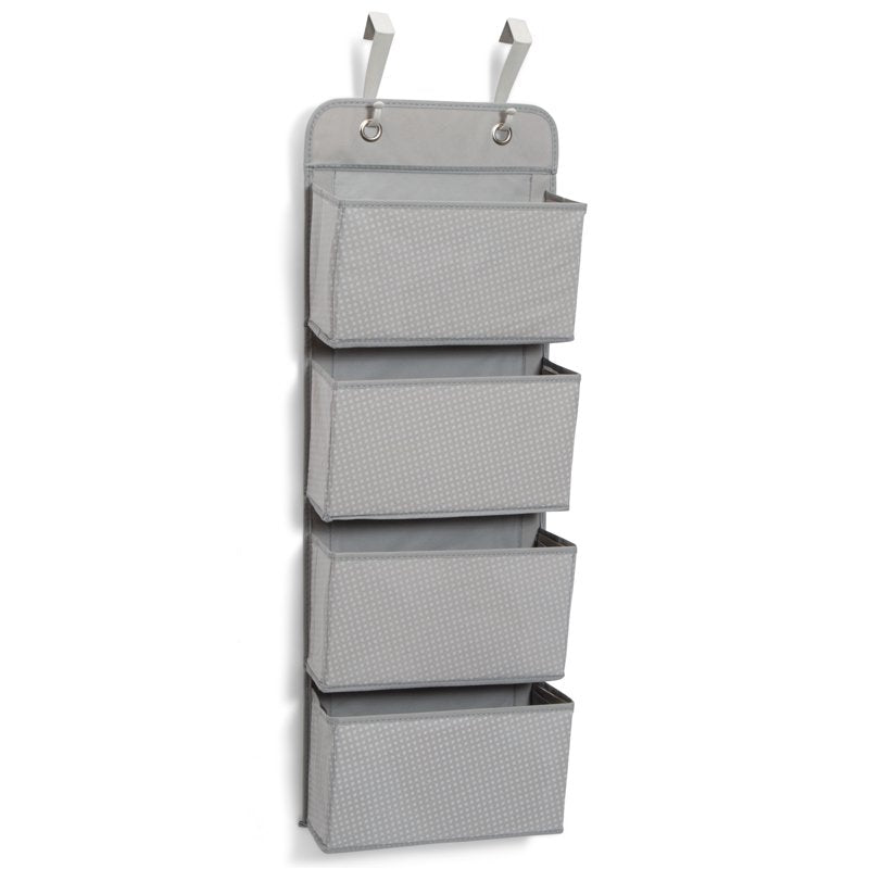 Delta Children 4-Pocket Hanging Wall Organizer - Dove Gray Variation