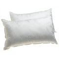 Queen Cooling Gel Fiber Bed Pillow Set - Deluxe Comfort Luxury Hotel Quality
