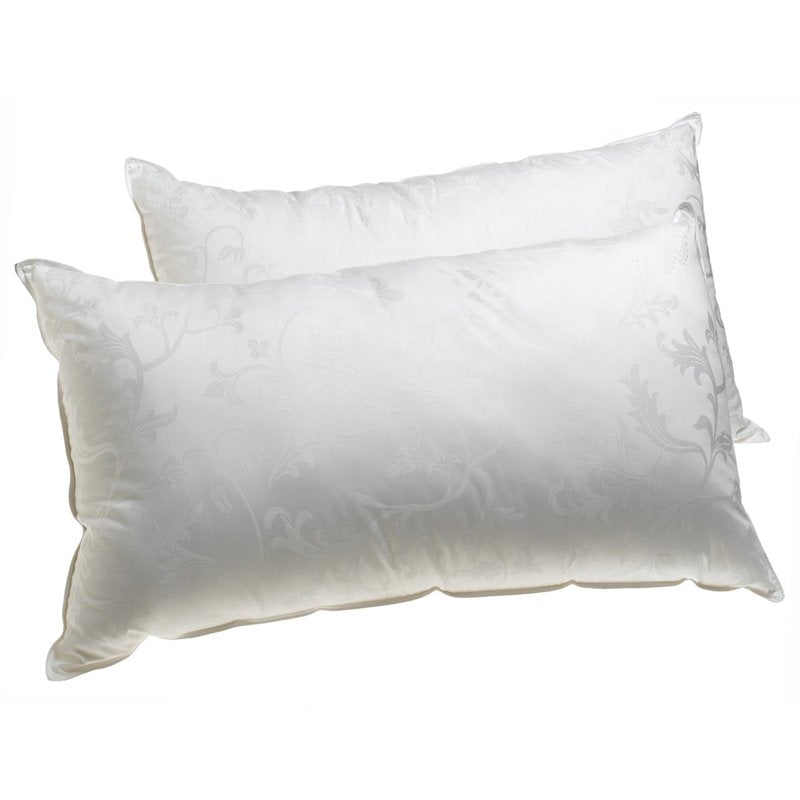 Queen Cooling Gel Fiber Bed Pillow Set - Deluxe Comfort Luxury Hotel Quality