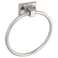 Wall Mounted Bathroom Towel Ring - Satin Nickel, 6-Inch, Classic Design with Concealed Mount