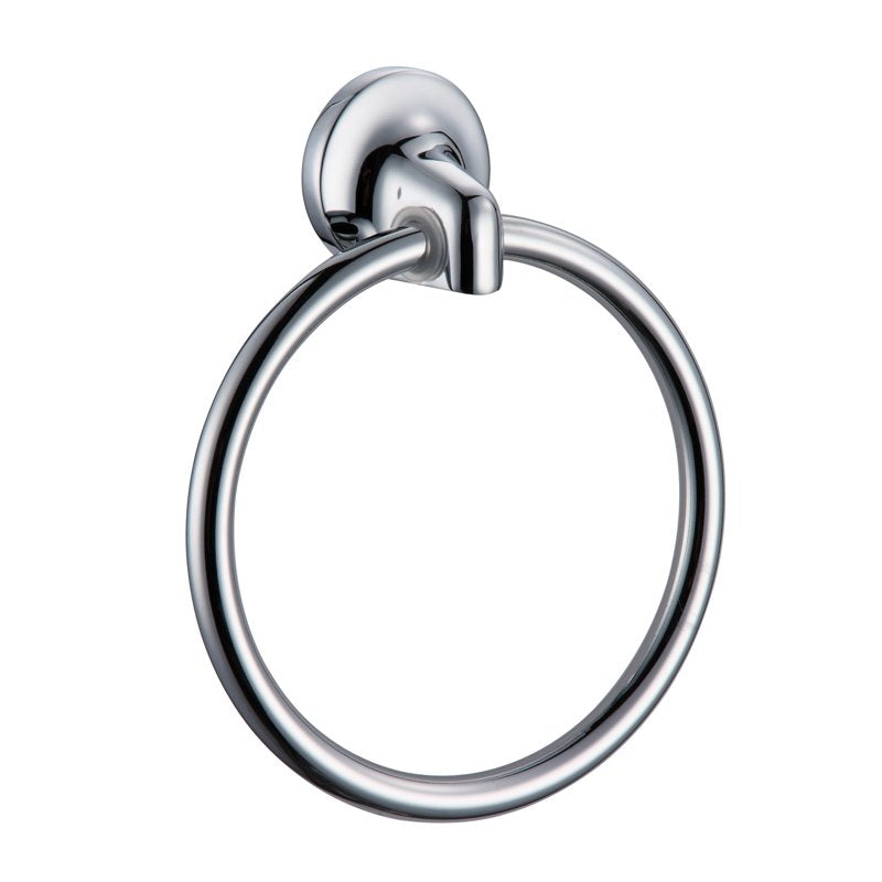Design House Alta Bay Wall Mount Bathroom Towel Ring - Chrome, Ring Variation
