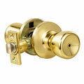 Polished Brass Privacy Door Knob - Bed & Bath 6-Way Universal Fit - Variation 1