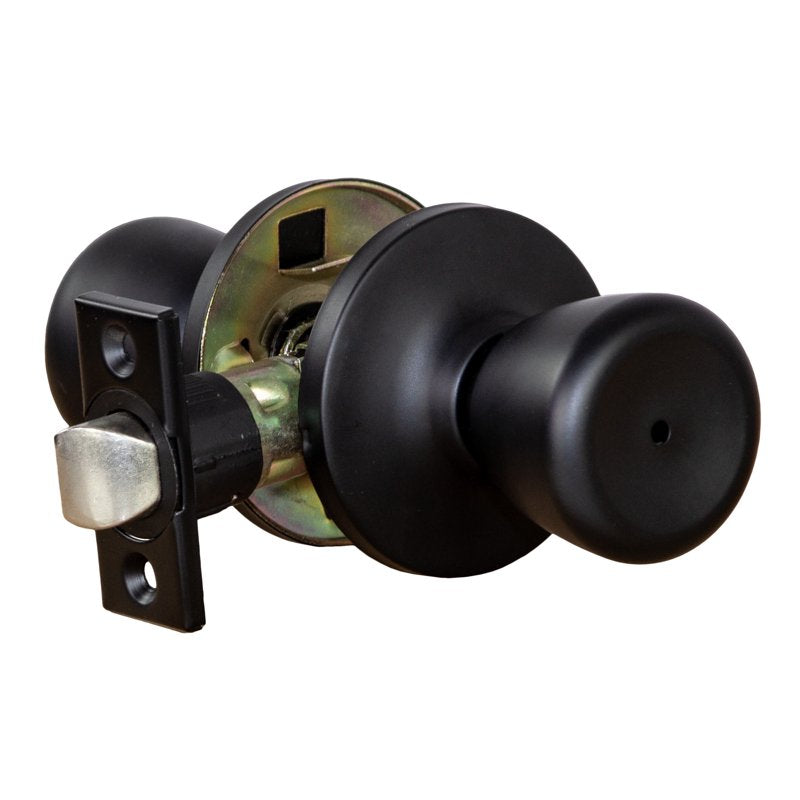 Matte Black Privacy Door Knob for Bedroom & Bathroom Doors - Variation of THIS listing 1
