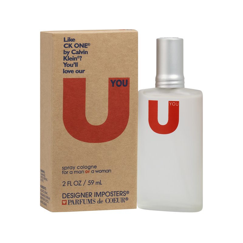U Cologne Spray for Men & Women - Refreshing Unisex Fragrance, 2 fl oz