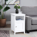 Storage Cabinet End Table with Shelf - Versatile MDF Construction