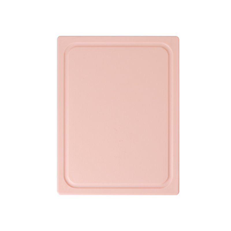 10 x 13 Poly Cutting Board with Juice Well - Blush