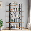 5-Tier Modern Bookcase - Sturdy Bookshelf Storage Organizer