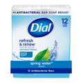 Dial Antibacterial Bar Soap - Refresh & Renew, 12 Bars