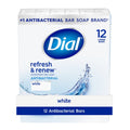 Antibacterial Bar Soap - Refresh & Renew White Deodorant Soap, 12 Pack