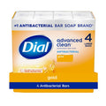 Dial Antibacterial Bar Soap - Advanced Clean, 4 Bars, 4 oz Each