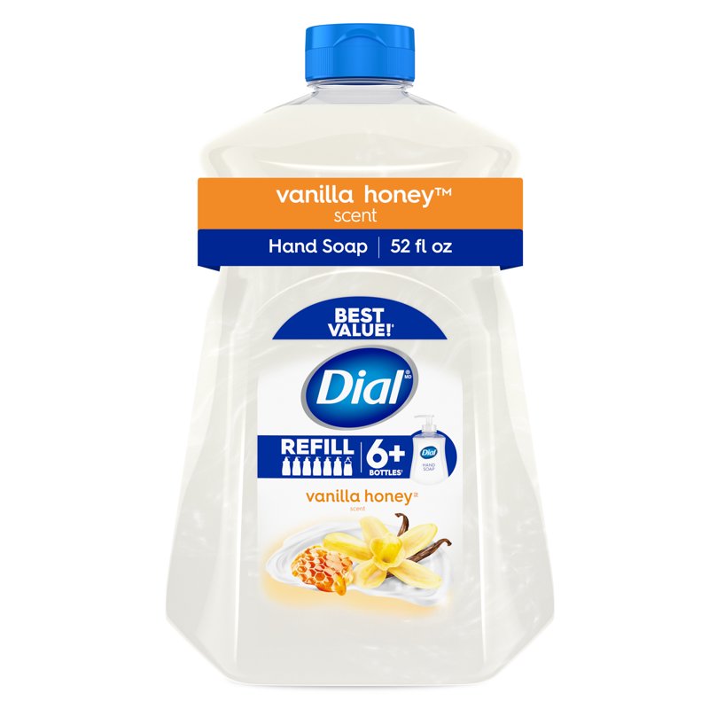 Clean + Gentle Liquid Hand Soap Refill, Vanilla & Honey, 52 oz
