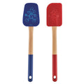 Silicone Spatula and Spoonula Set - 2 Pieces, Mixed Colors