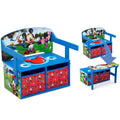 Mickey Mouse 2-in-1 Activity Bench & Desk - Greenguard Gold Certified