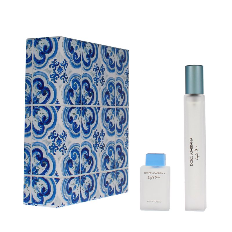 Light Blue Fragrance Duo Set - 0.33 oz Travel Spray & 0.15 oz Mini