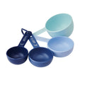 Measuring Cups Set - 4-Piece Nesting in Blue with Butterfly Accents