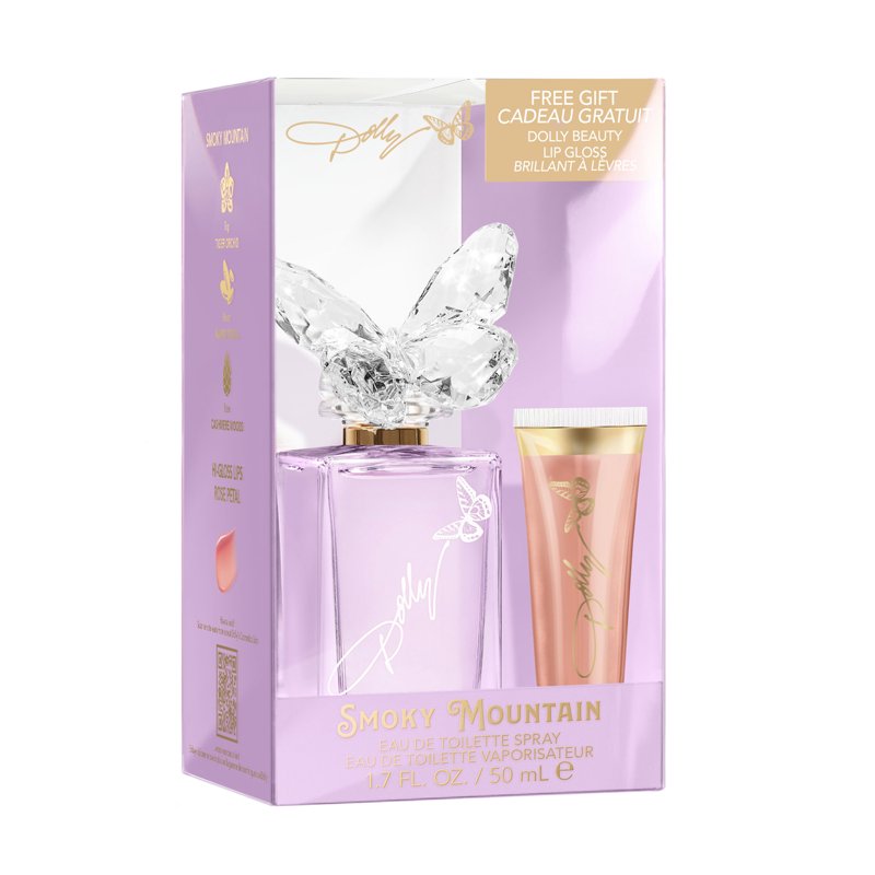 Smoky Mountain Eau De Toilette 1.7 oz Perfume for Women with Lip Gloss