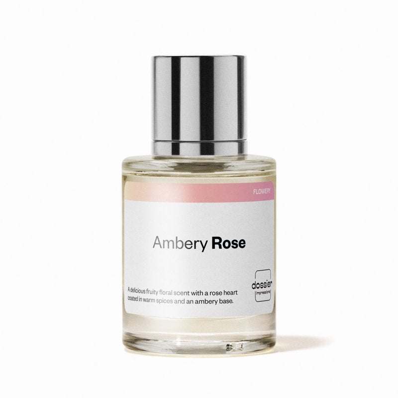 Amber Rose Eau de Parfum - Unisex Vegan Fragrance, 50ml