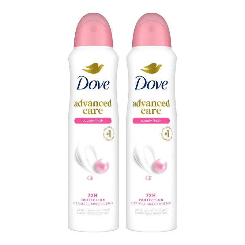 Advanced Care Antiperspirant Deodorant Spray, 72-Hour Protection, 3.8 oz Twin Pack