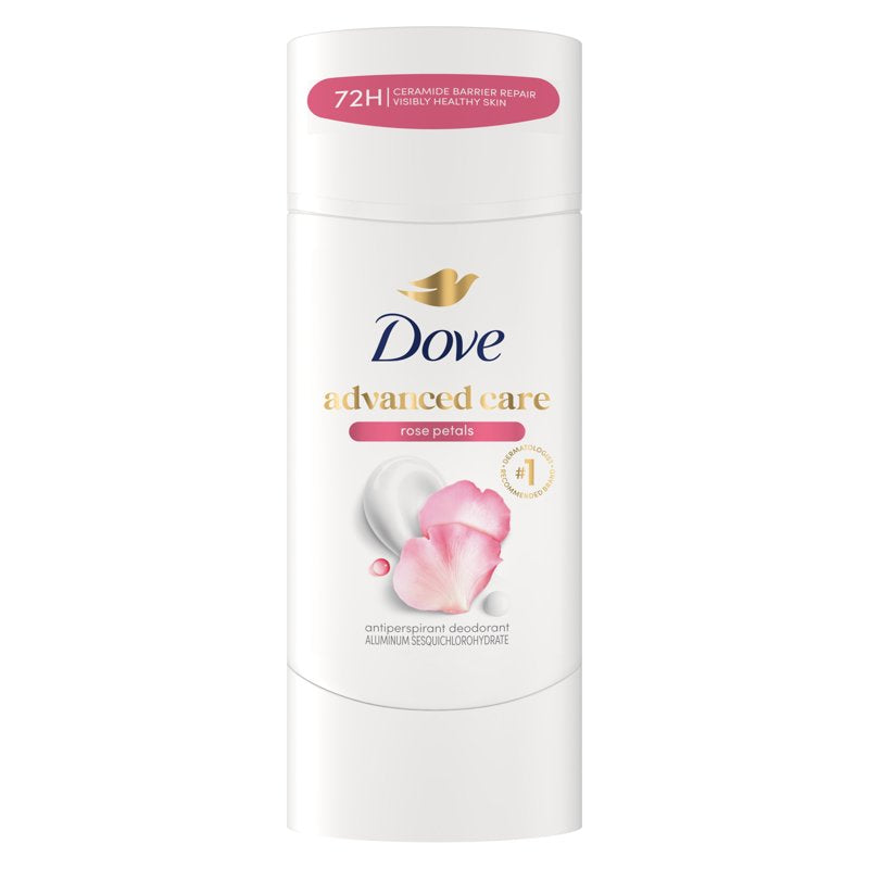 Dove Advanced Care Antiperspirant Deodorant Stick - Rose Petals, 2.6 oz