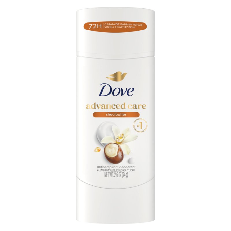 Shea Butter Antiperspirant Deodorant Stick, 72-Hour Protection, 2.6 oz