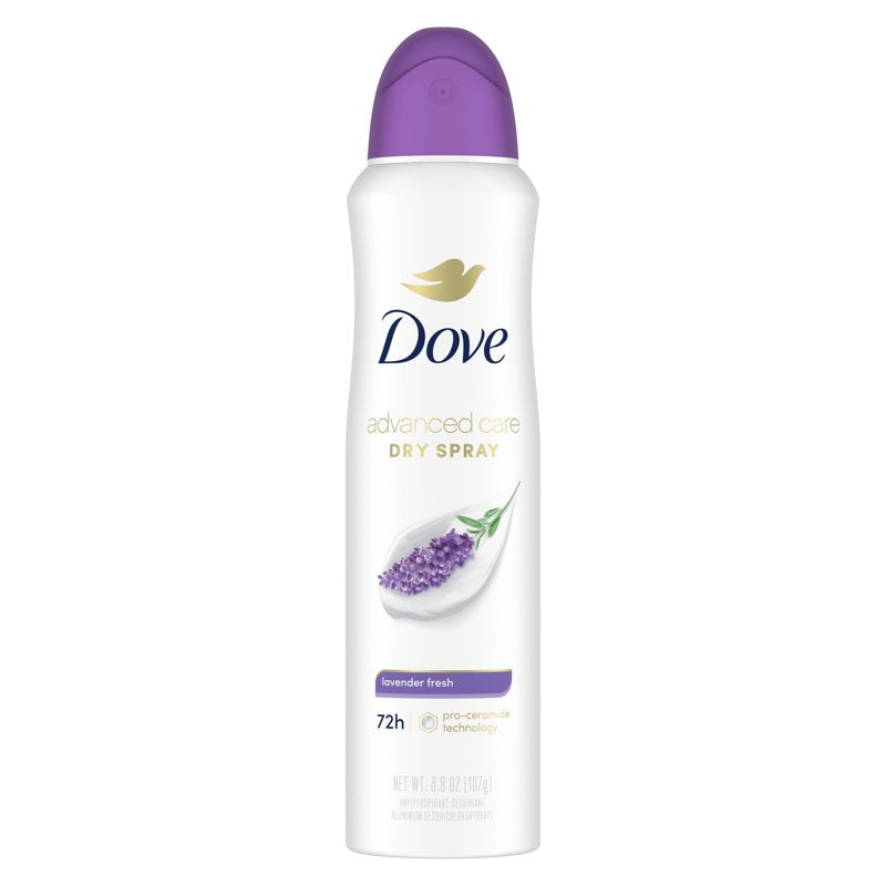 Dove Advanced Care Lavender Fresh Antiperspirant Spray - 3.8 oz